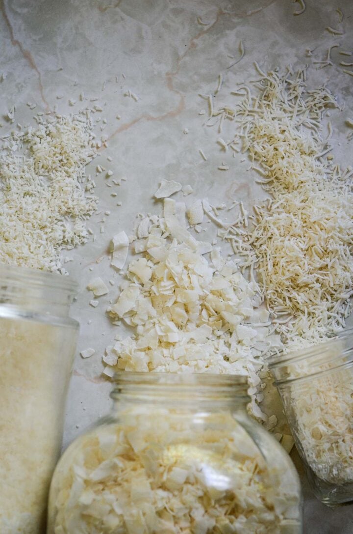 Coconut What to know about Shredded, Desiccated, and Flaked Beside