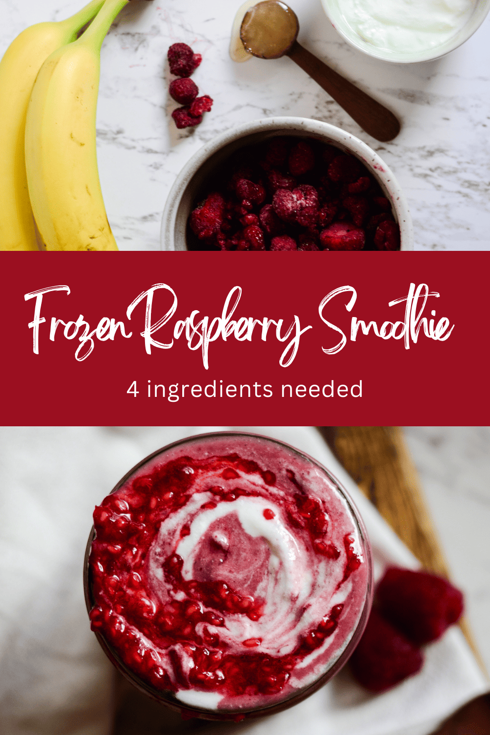 Frozen Raspberry Smoothie Recipe Without Raspberry How To Make a Raspberry Smoothie - Beside the Mountain