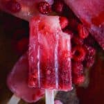 A pink ombre popsicles.